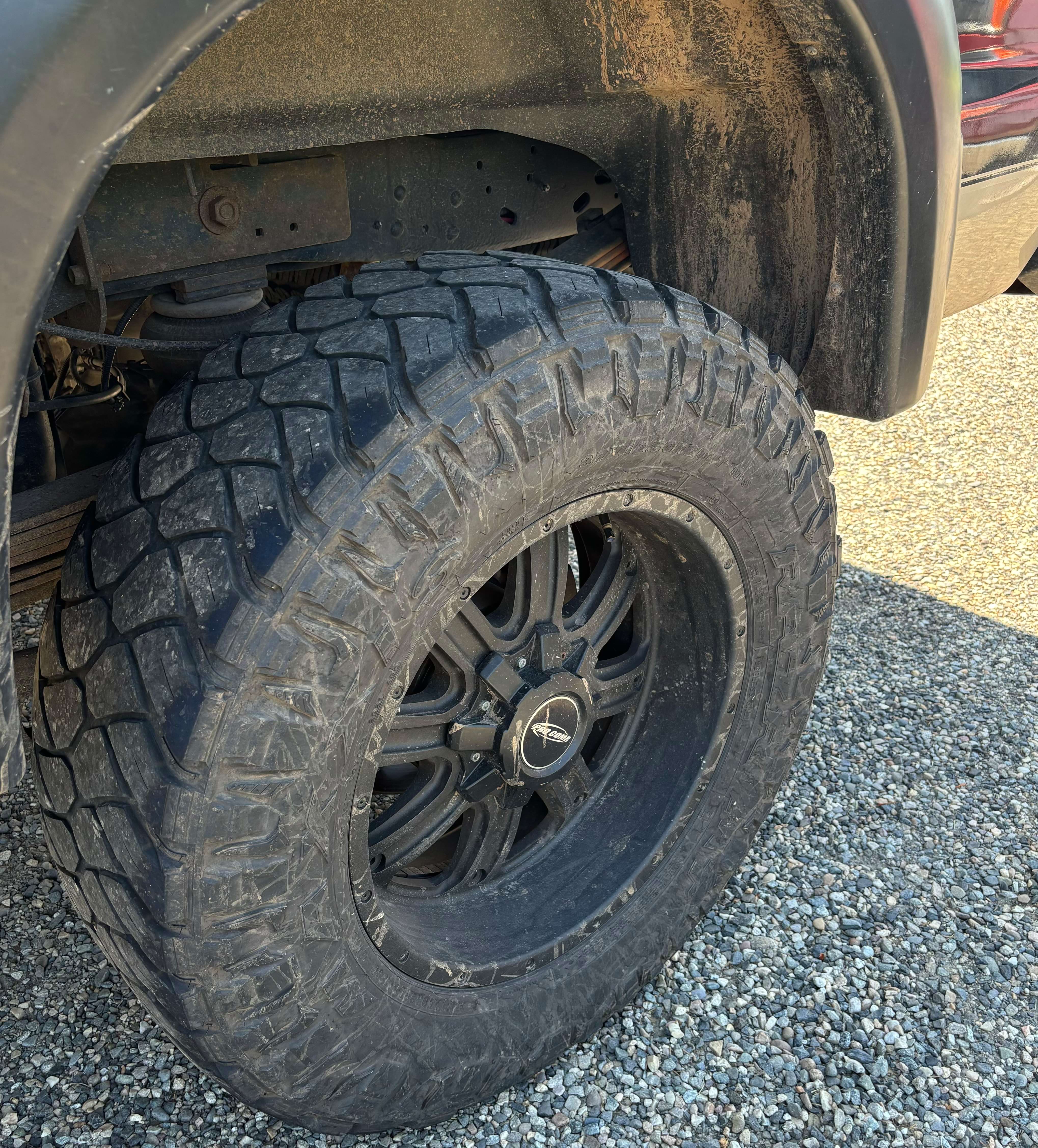 Tires before wash